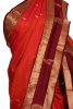 Traditional Contrast Wedding South Silk Saree